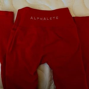 Revival Leggings - Formula Red alphalete